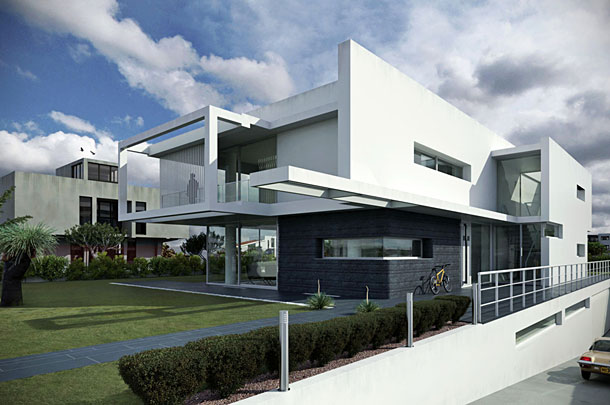 Villa PM by Architrend Architecture - Modelled using Sketchup 